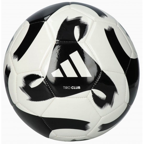 Training Bal Adidas Tiro Club Zwart/Wit - Maat 4